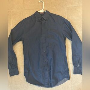 Johnston & Murphy Navy Button Down Shirt